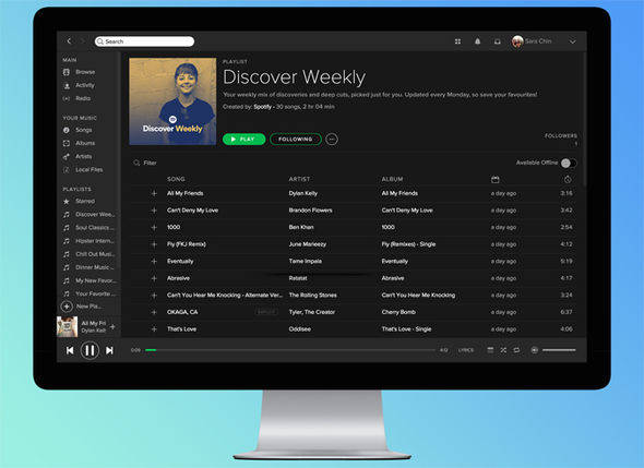 Spotify Desktop App Make Available Offline