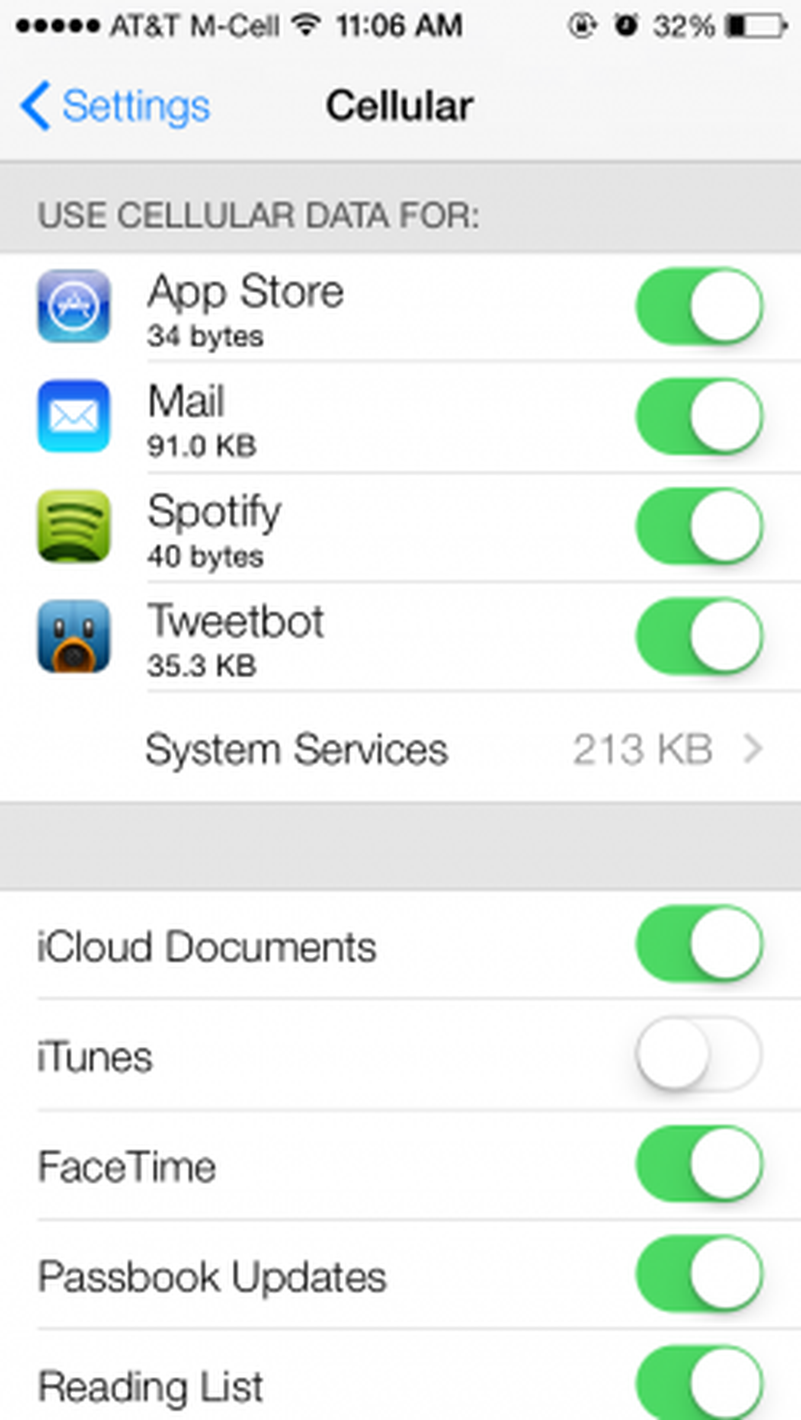Spotify app iphone data usage software